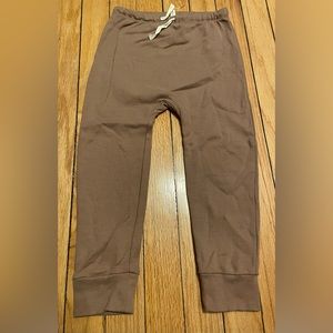 Quincy Mae Tan Drawstring Pant 4-5Y